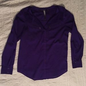 Beautiful purple Kensie button down top